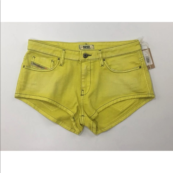 diesel denim shorts womens